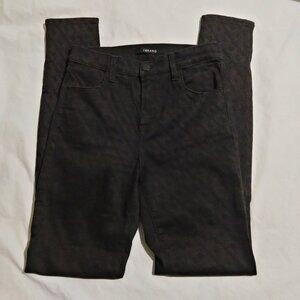 J BRAND Maria Womens 26 (26x30) Stretch Skinny Leg Jeans Black Denim